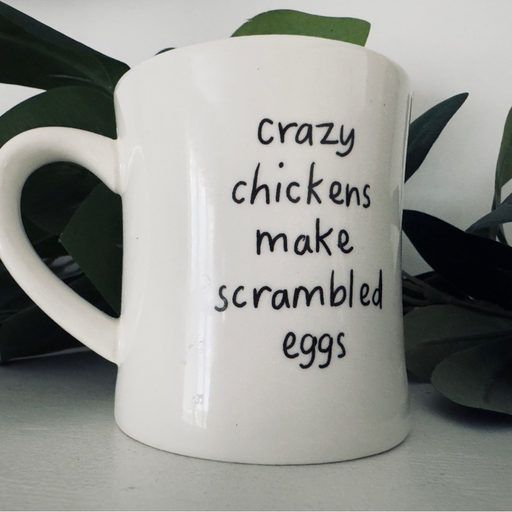 Vintage Little & Studio Fancy Funny Chickens 🐓 Ceramic Coffee Tea Mug Cup - Picture 5 of 8